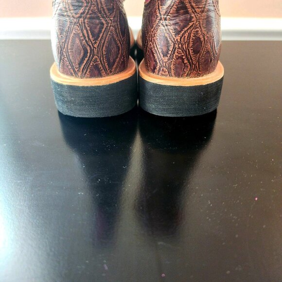 Ariat Youth Tombstone Skull Embroidered Cowboy Western boots Sz.12 (Little Kids) - Picture 5 of 11